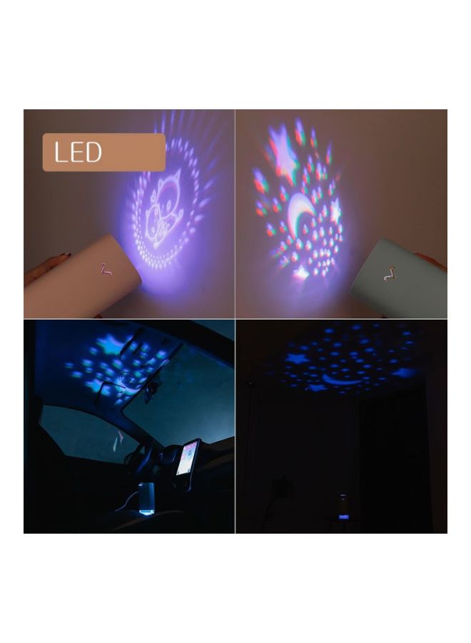 إكسيمي مرطب هواء مزود بجهاز إسقاط ضوئي ليلي LED بقدرة 3.5 وات VPH3C وردي/شفاف/ذهبي - Image 4