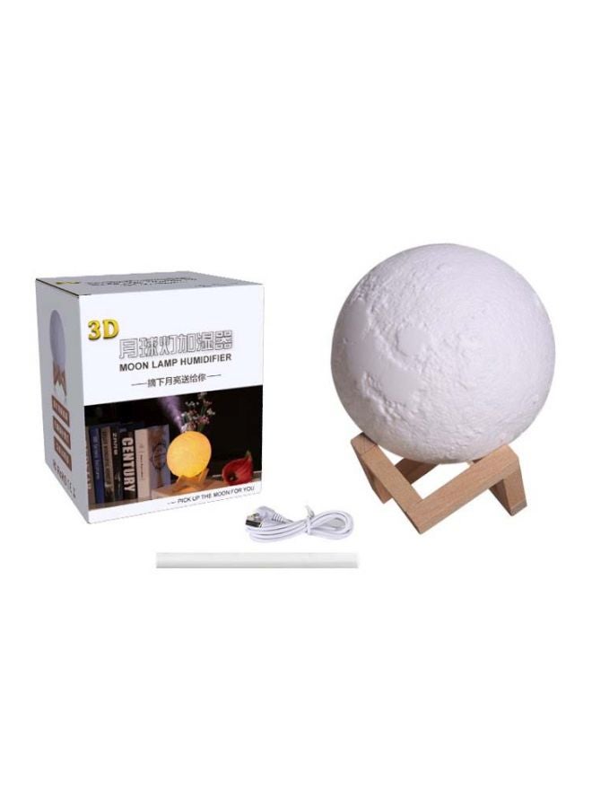 Ximi 3D Moon LED Lamp Humidifier 3.5W White/Beige  - Image 3