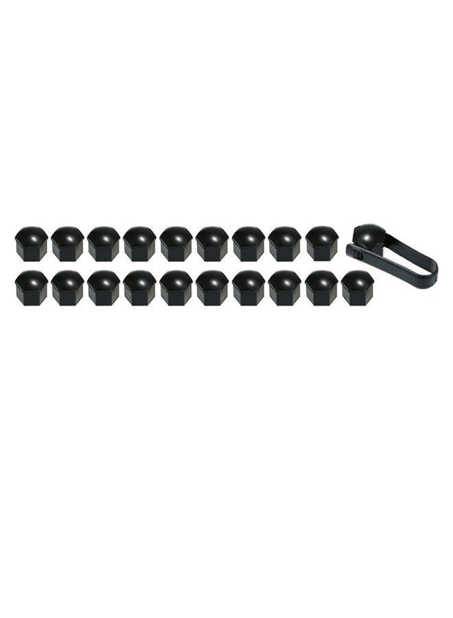 Generic 20-Piece Wheel Lug Cap Set With Nut Cover Puller For Tesla Model 3  - Image 2