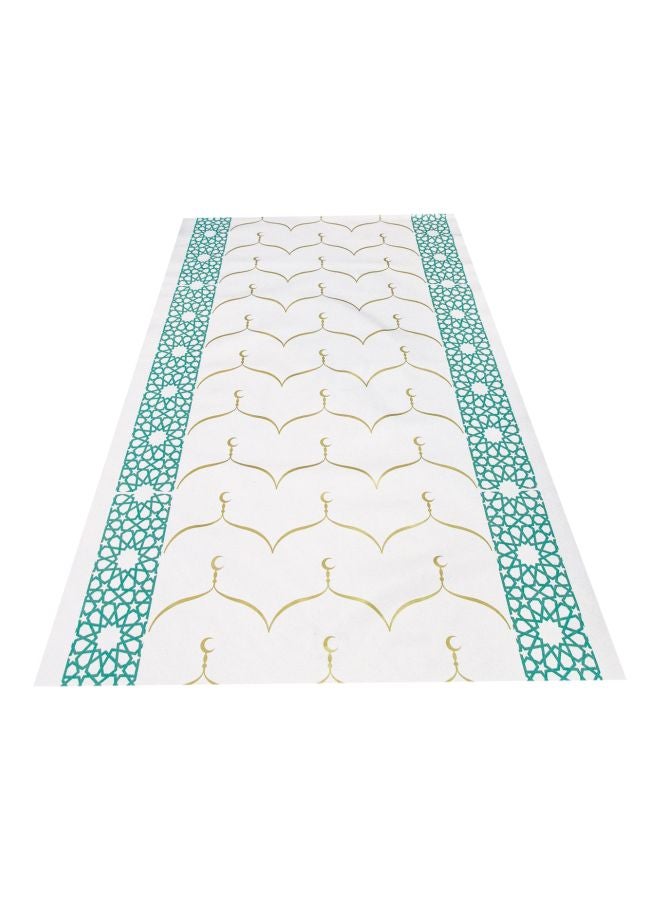 Samawa 3-Piece Disposable Prayer Mat Set White/Blue 115x65cm 