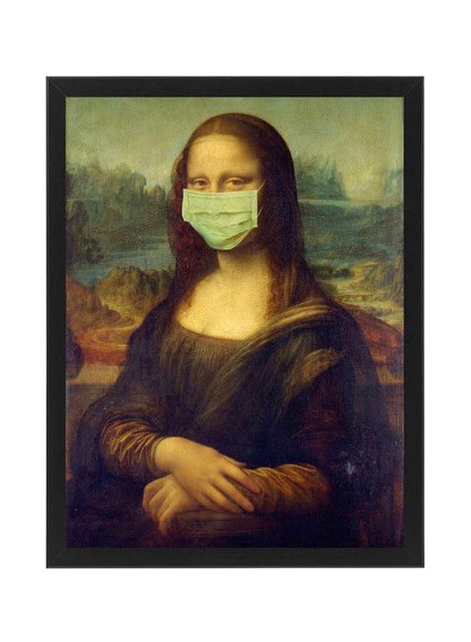 Boomah Accessories Mona Lisa Art Poster With Frame Multicolour 30x40cm