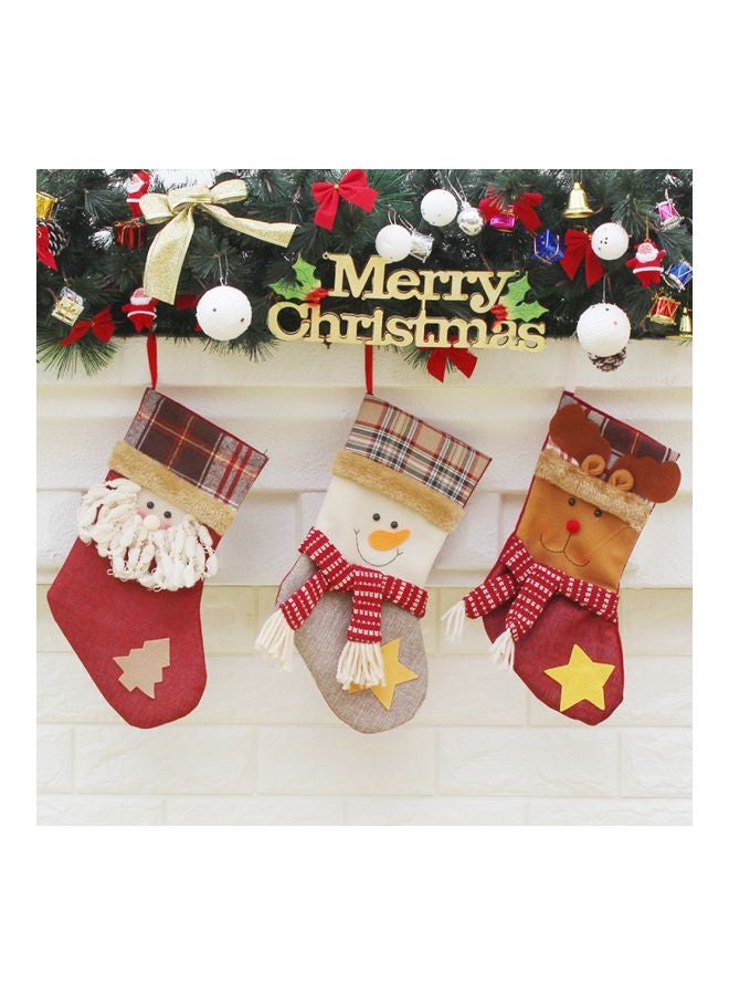 3-Piece Christmas Ornaments Set Multicolour 33x20x7cm - Image 3