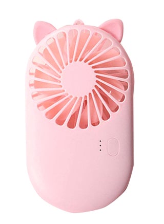 Mini Portable Adjustable Radiator Cute Pocket USB Rechargeable Fan Pink - v1592835287/N38542179A_1