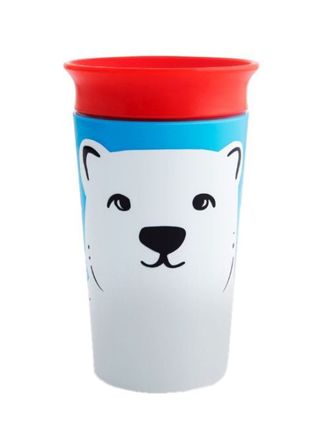 Munchkin Miracle 360-Degree Wild Love Sippy Cup, 12M+, Polar Bear  - Image 1