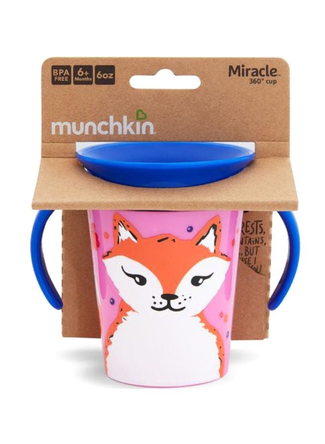 Munchkin Fox Printed Miracle 360 Sippy Cup  - Image 5