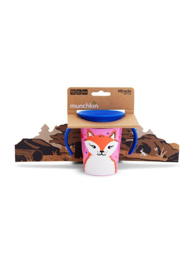 Munchkin - Fox Printed Miracle 360 Sippy Cup - Image 1