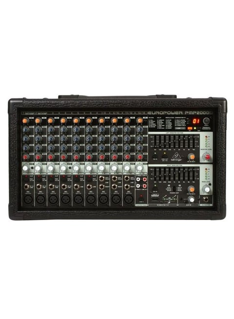 14-Channel Multi-FX Processor Powered Mixer PMP2000D Black
