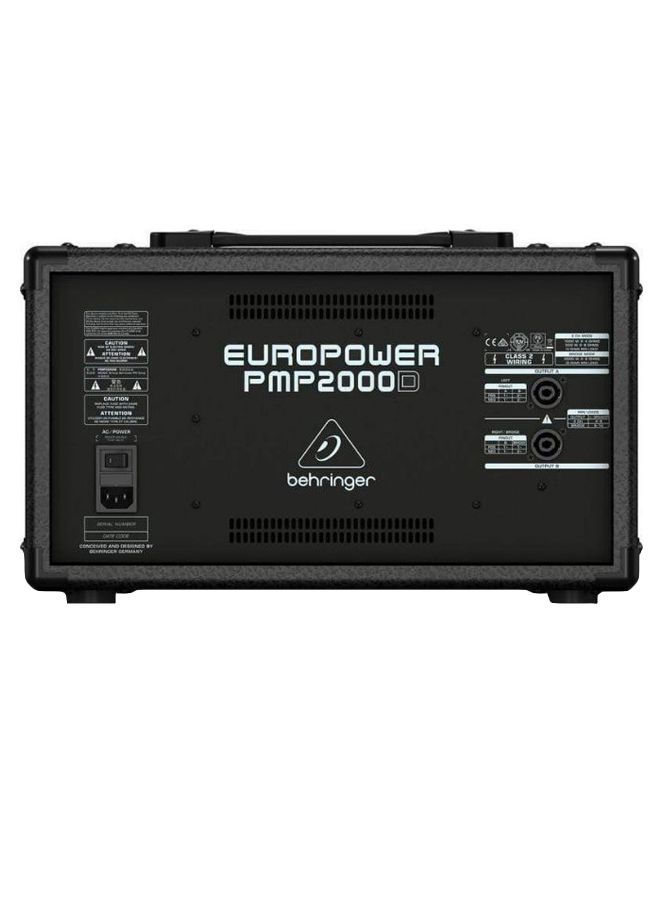 14-Channel Multi-FX Processor Powered Mixer PMP2000D Black