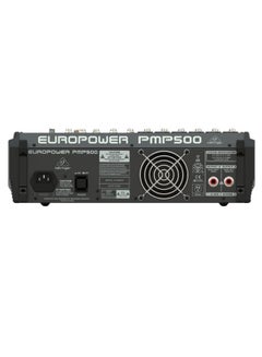 بيهرينغر جهاز مزج أصوات قوي 12 قناة مزوّد بمعالج متعدد التأثيرات PMP500 أسود  - Image 2