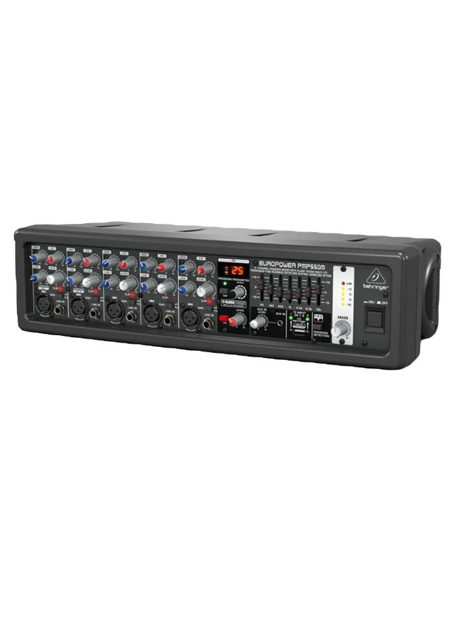 behringer 5-Channel Multi-FX Processor Powered Mixer PMP550M Black - Image 2