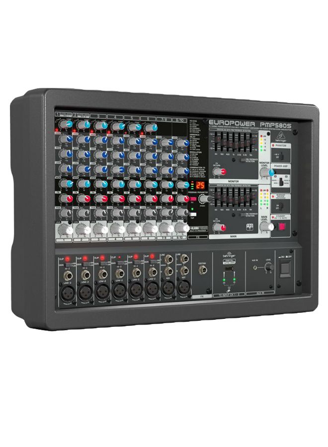 behringer 10-Channel Multi-FX Processor Powered Mixer PMP580S Black - Image 2