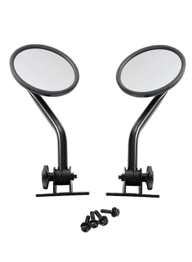 Pair Of Side Rear View Mirror With Screw For Jeep Wrangler TJ LJ YJ JK