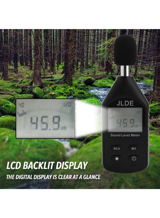 Generic - LCD Backlight Digital Noise Detector Black - Image 1