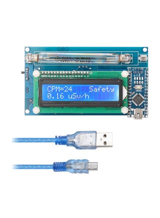 Assembled DIY Geiger Counter Kit Blue - v1592839902/N38693804A_1