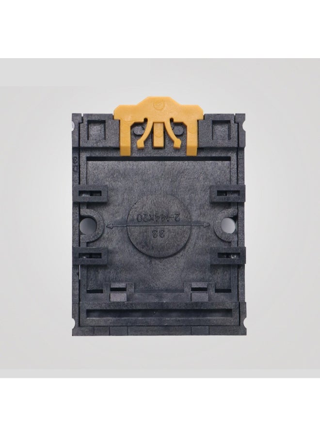 Digital Display Time Relay With Socket Base Grey/White/Black 90 x 50 x 50mm
