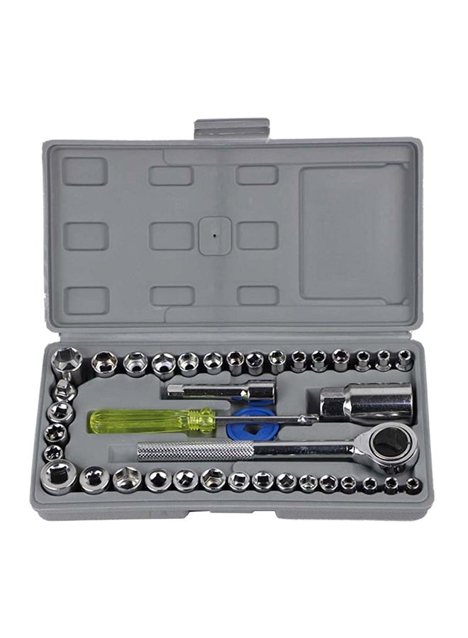 40-Piece Automobile Motorcycle Tool Box Set - Image 1