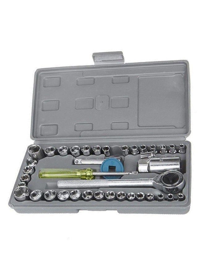 40-Piece Automobile Motorcycle Tool Box Set - Image 4