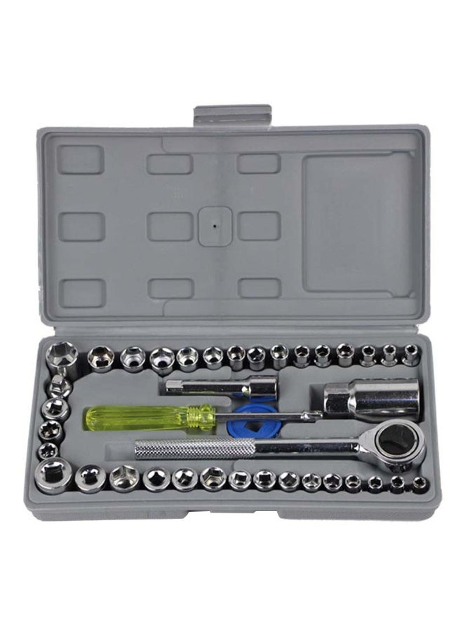 40-Piece Automobile Motorcycle Tool Box Set - Image 5