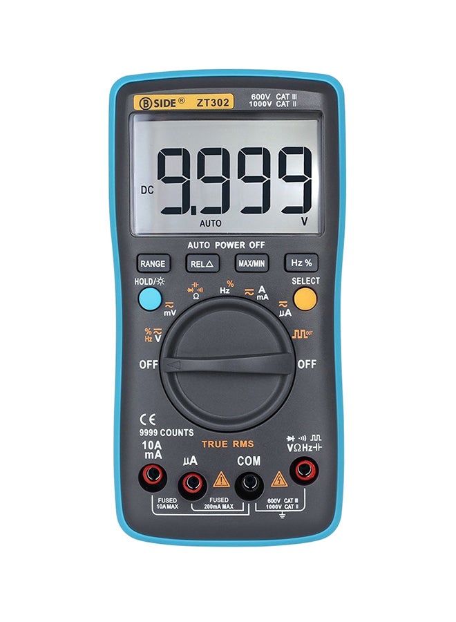 LCD Display Digital Multimeter Black/Blue 19.5centimeter - Image 1