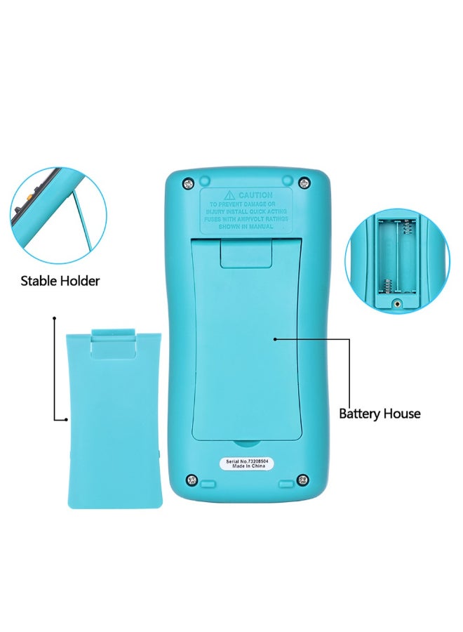 LCD Display Digital Multimeter Black/Blue 19.5centimeter - Image 2