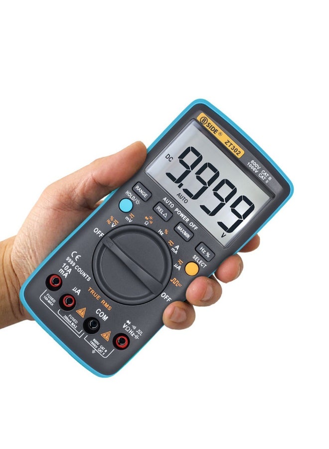 LCD Display Digital Multimeter Black/Blue 19.5centimeter - Image 3
