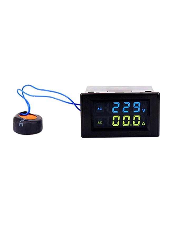 Generic LCD Digital Voltage Meter Tester Black 68 x 38mm  - Image 1