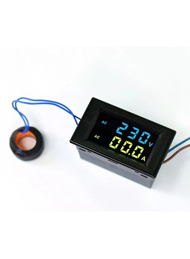 Generic LCD Digital Voltage Meter Tester Black 68 x 38mm  - Image 2