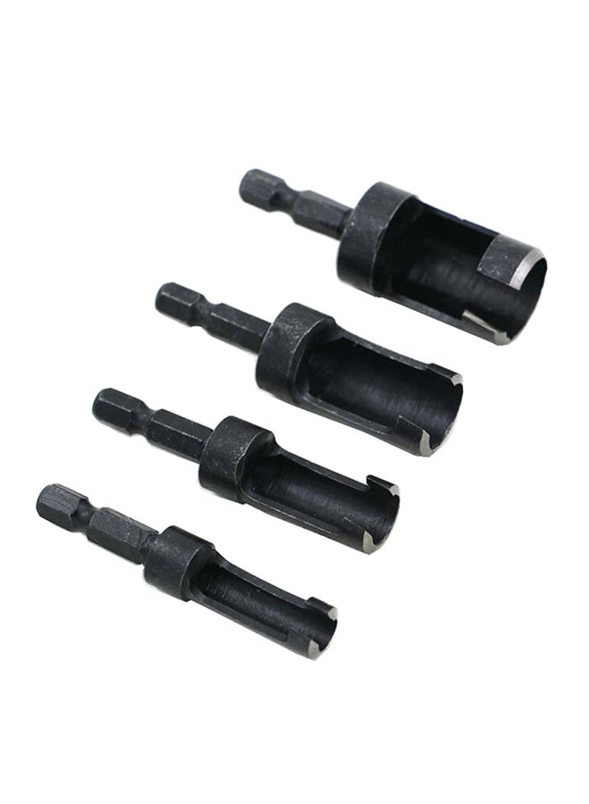 4-Piece Cross Border Hex Shank Cork Extraction Black 10cm  - Image 1