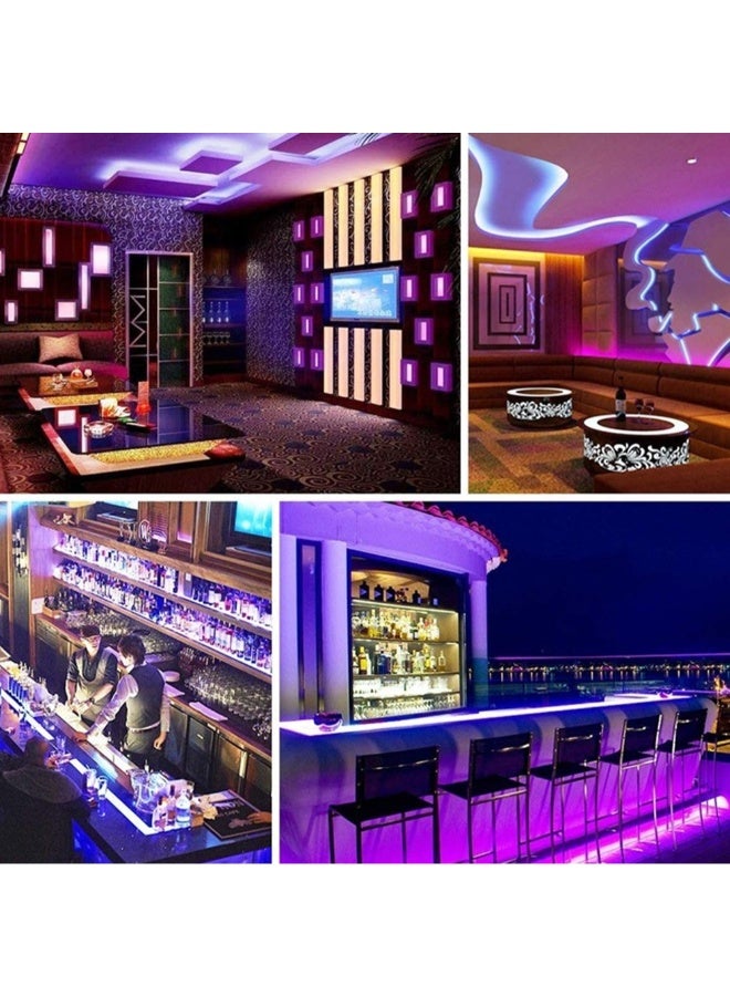 طقم شريط إضاءة LED مضاد للماء متعدد الألوان 12.5سم - Image 4