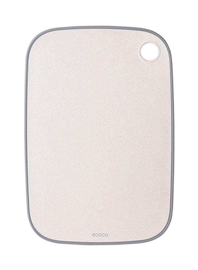 Anti Slip Cutting Board With Hanging Hole Grey/Light Beige 41cm  - Image 1