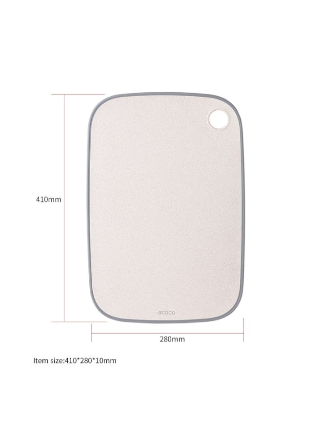 Anti Slip Cutting Board With Hanging Hole Grey/Light Beige 41cm  - Image 4