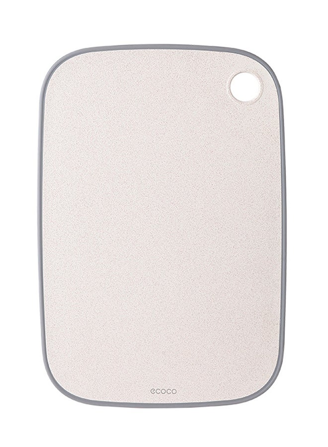 Anti Slip Cutting Board With Hanging Hole Grey/Light Beige 37cm  - Image 1