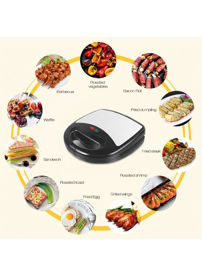 Generic - Detachable Non Stick Waffle Maker H32886 Black/White - Image 1