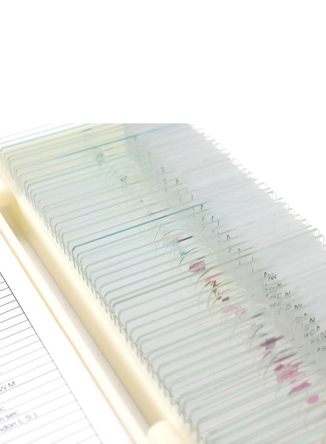50-Piece Portable Educational Microscope Slides Clear/Beige 22cm  - Image 4