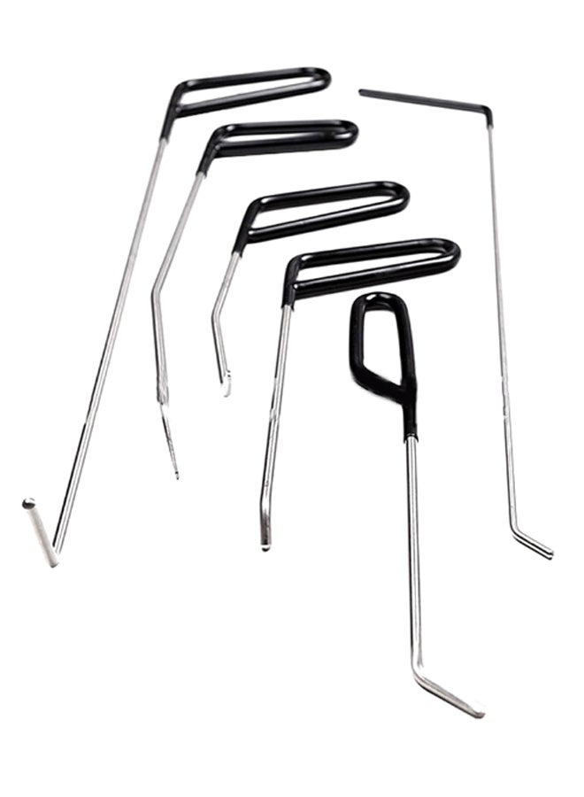 6-Piece Hooks Rods Paintless Dent Removal Car Repairing Tool Set - Image 1