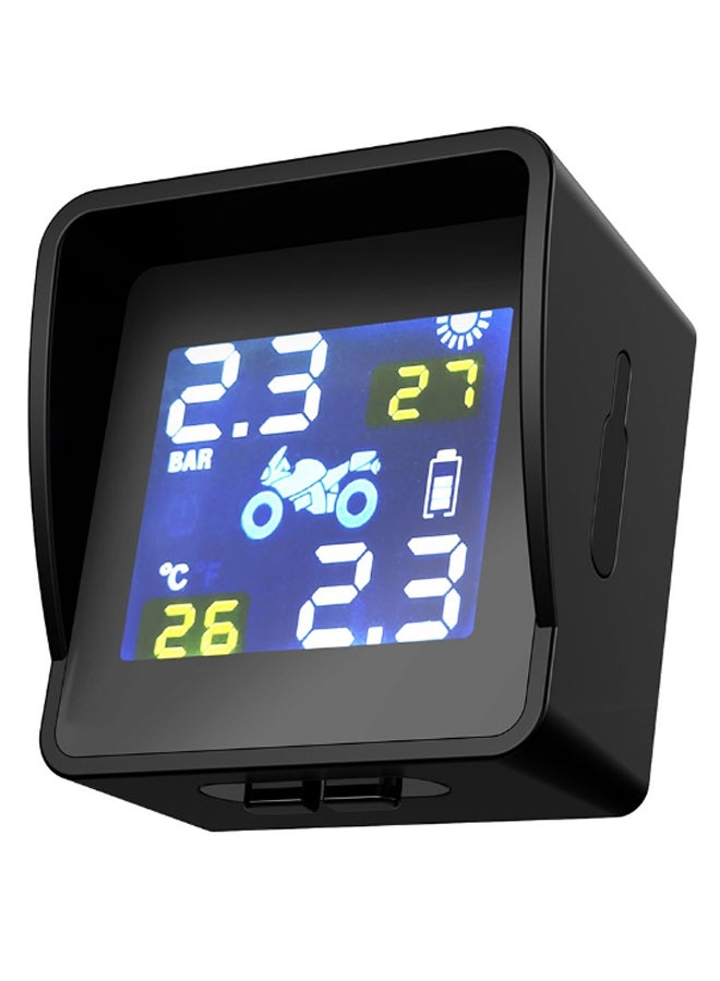 نظام مراقبة ضغط إطارات الدراجات النارية اللاسلكي يعمل بالطاقة الشمسية - Image 1