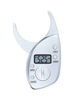 Digital Fat Caliper For Thickness Measurement Silver 11 x 6.5centimeter