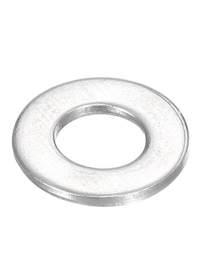 Stainless Steel Flat Washer Silver M-4 - Image 1