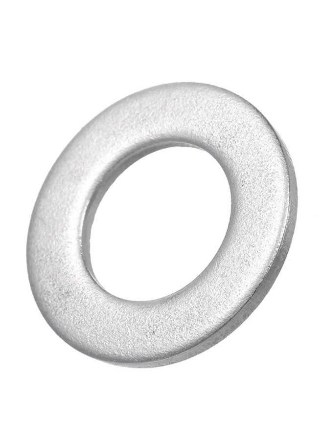 Stainless Steel Flat Washer Silver M-4 - Image 2
