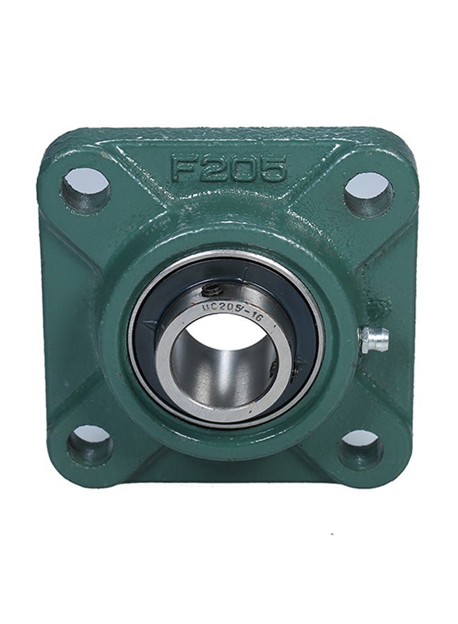 4-bolt Pillow Block Bearing With Bearing Steel And Cast Iron Housing Green/Silver  - Image 1