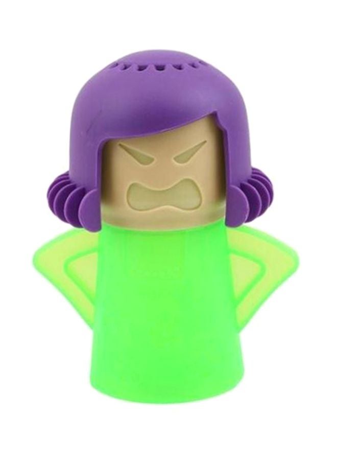 منظف ميكروويف بتصميم أم غاضبة أخضر/ أرجواني/ بني - Image 1