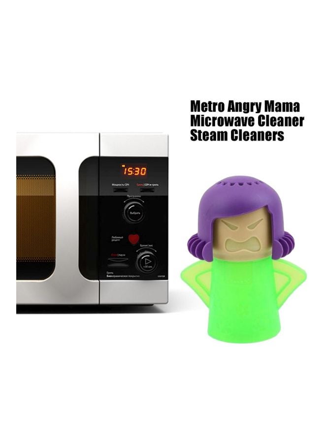 منظف ميكروويف بتصميم أم غاضبة أخضر/ أرجواني/ بني - Image 3