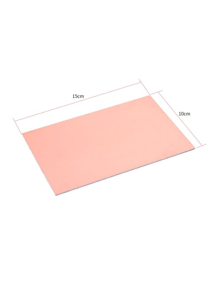 10-Piece Double-sided Copper PCB Board Pink 10 x 15cm  - Image 3