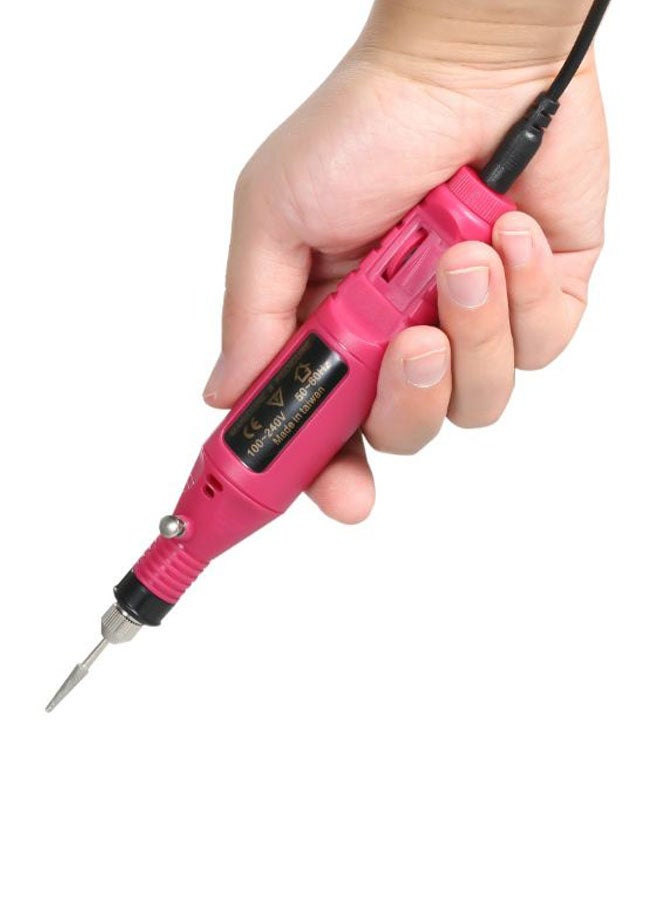 14-Piece Variable Speed Mini Electric Grinder Drill Tool Multicolour 22.5cm  - Image 3