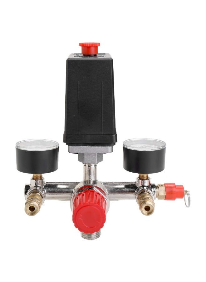 Generic - Adjustable Air Compressor Pressure Switch Control Regulator Multicolour - Image 1