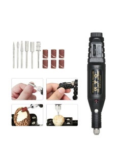 Generic 14-Piece Mini Electric Grinder Drill Tool Black/White  - Image 4