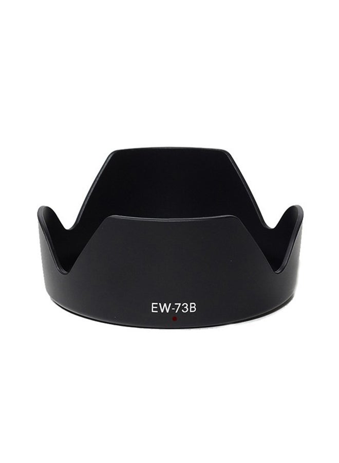 Protective Lens Hood For Canon EW-73B 60D70D 600D Black  - Image 1