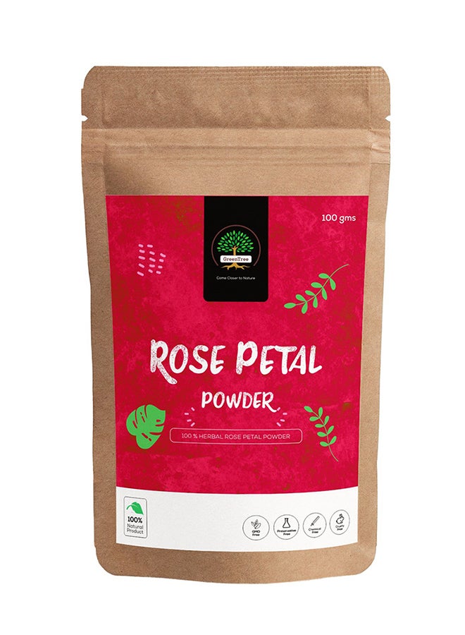 Green Tree - Herbal Rose Petal Powder 100grams - Image 1