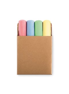 4-Piece Coloured Chalk Sticks Set Multicolour