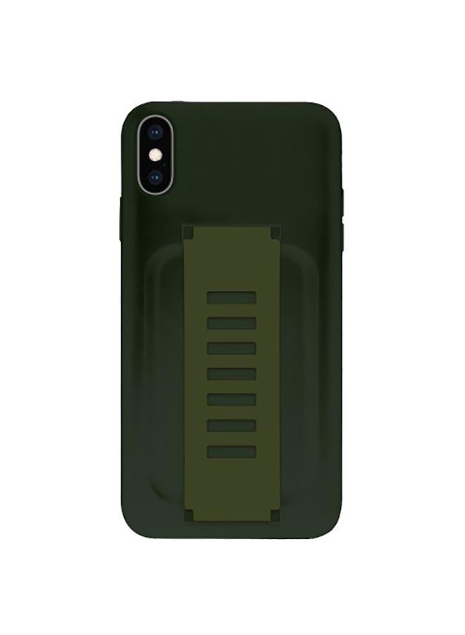 غطاء حماية واقٍ لهاتف آيفون XS /X أخضر